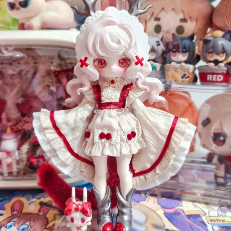 

Подлинная слепая коробка Bjd серии Luluelf, 12 очков можно использовать для изготовления милых кукол, настольных украшений, модных игрушек, подарок на день рождения