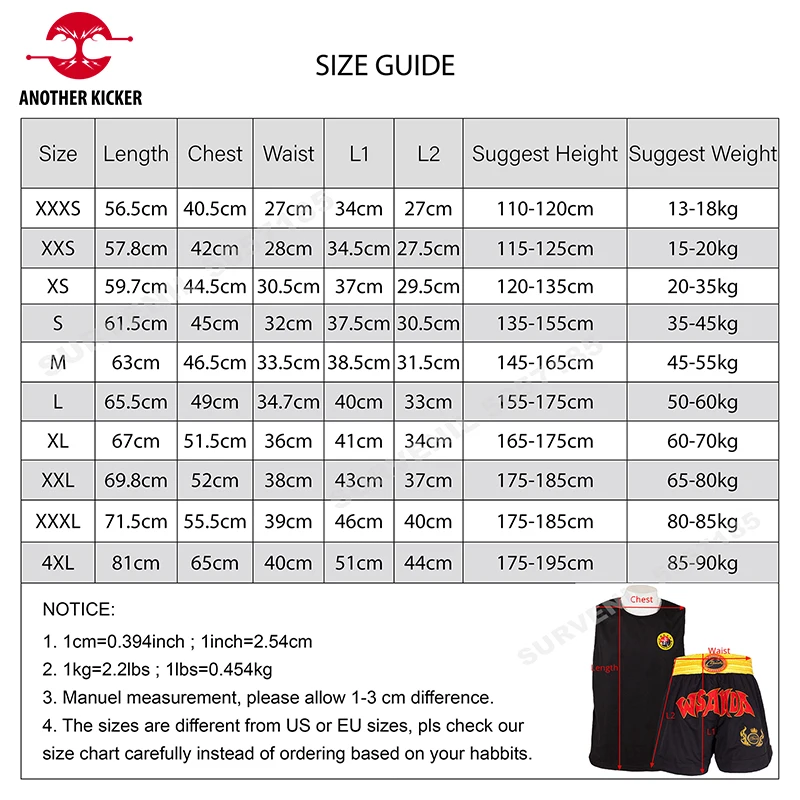 Muay Thai Shorts Match Vest Set Wushu Sanda Martial Arts MMA Fight Kickboxing Training Pants Men Women Child Kick Boxing Shorts