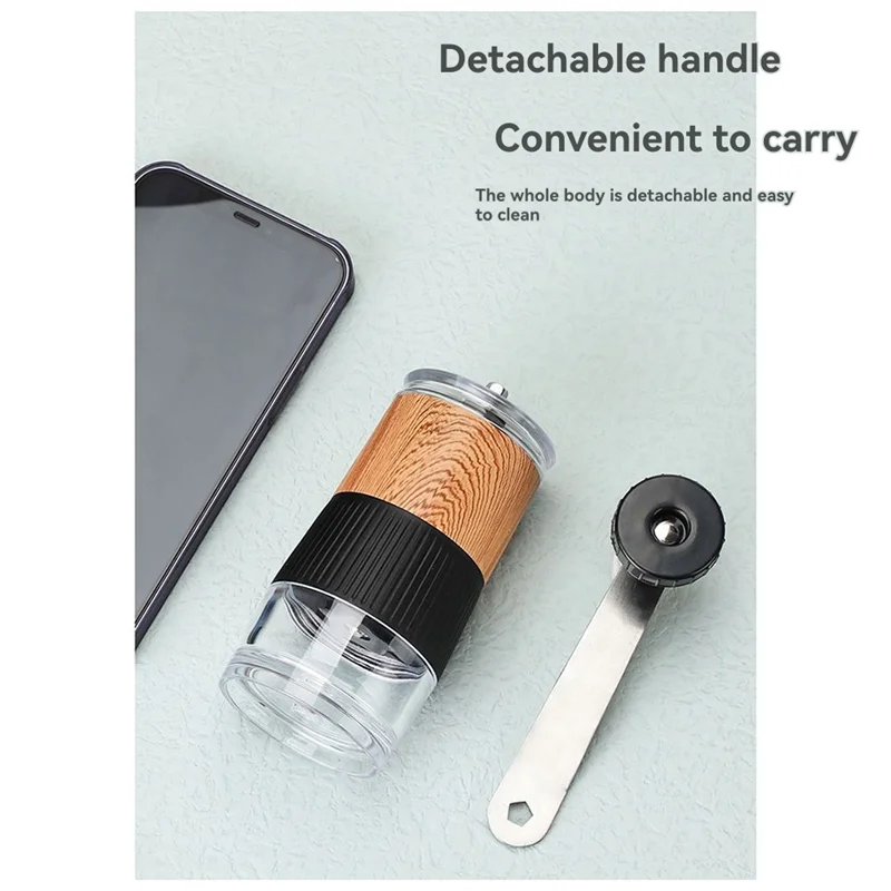 B69A Manual Coffee Grinder Coffee Machine Home Kitchen Manual Grinder Portable And Adjustable
