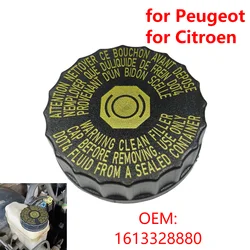1613328880 for Citroen for Peugeot Car Brake Fluid Reservoir Tank Bottle Cap Cover Lid