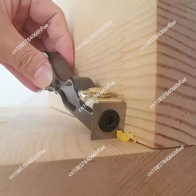 2-In-1 Mini Carbide Glue Scraper, Aluminum Alloy Handle Woodworking Adhesive Remover Tool 1 piece