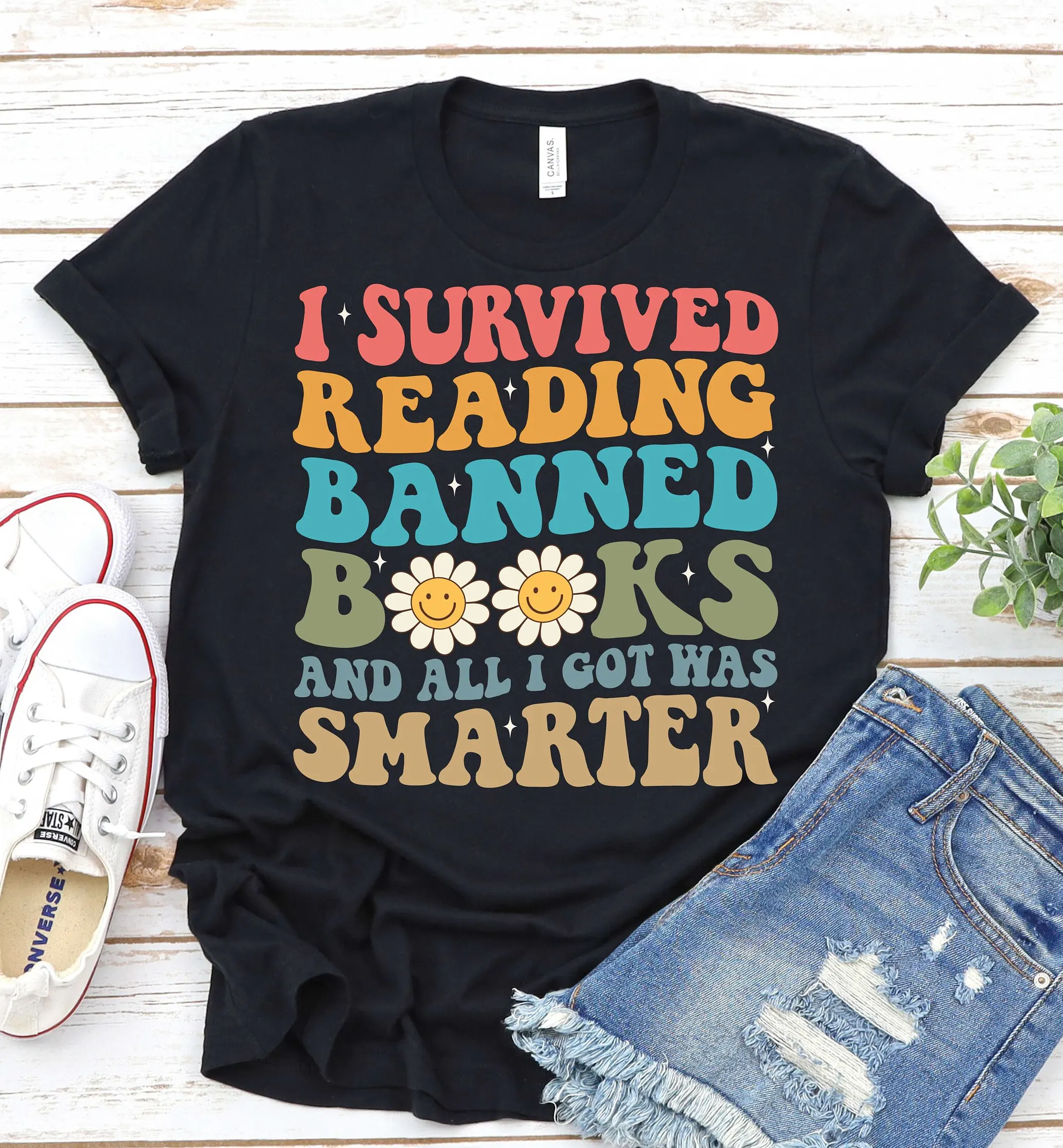 Read Banned Books T Shirt Book Reading Lovers Librarian Freedom Social Justice Bookish