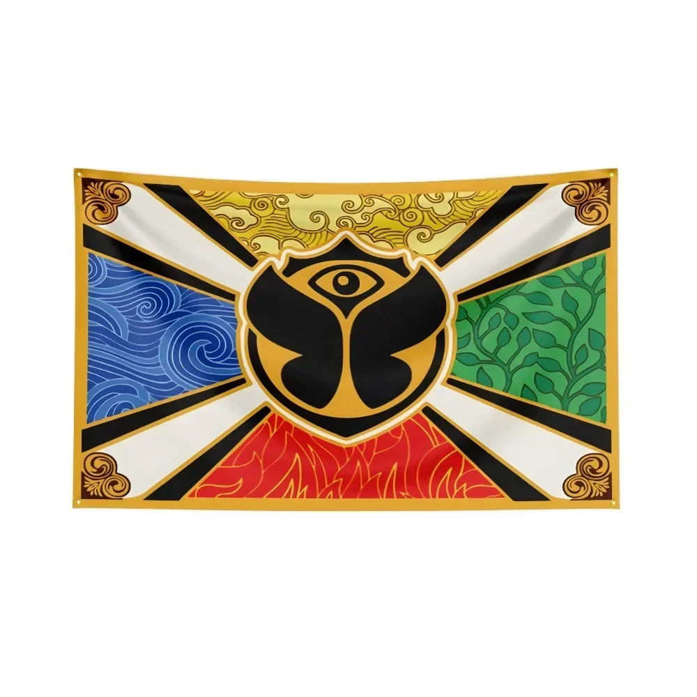 Tomorrowland Festival Flag Polyester Digital Printing Electronic Music Banner