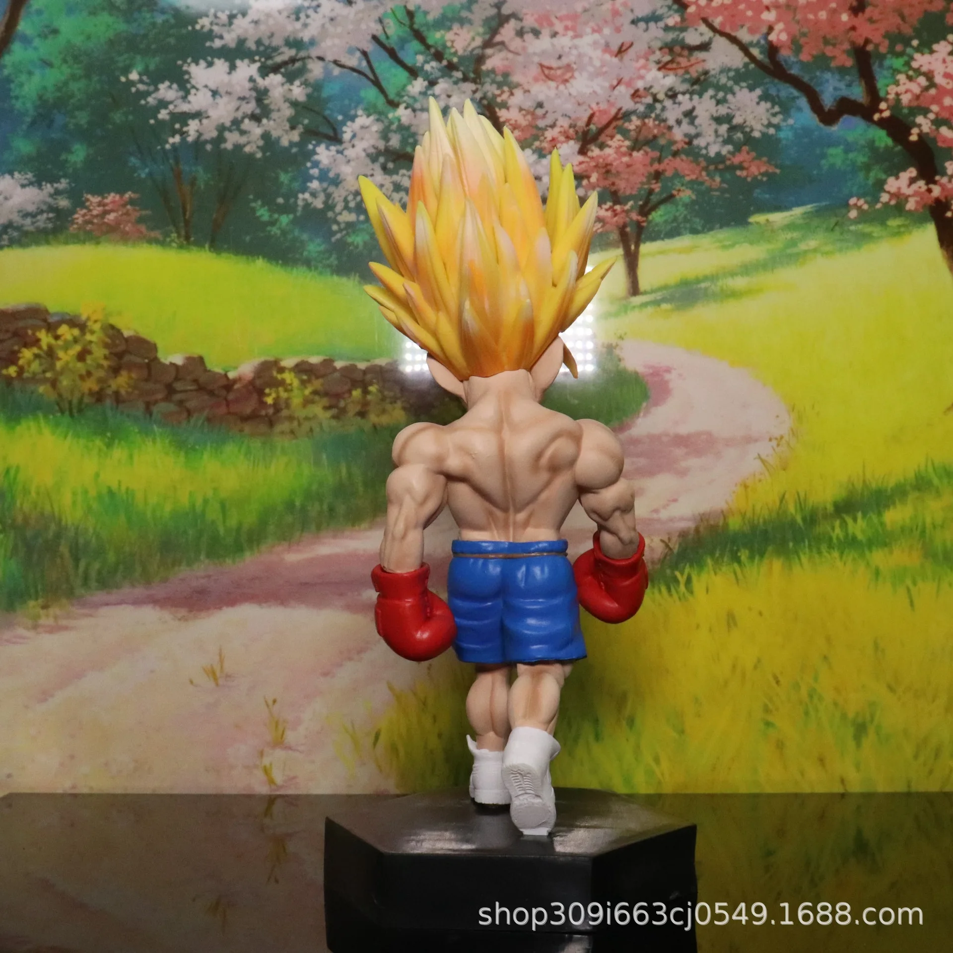 Figura de acción de Anime DBZs de 22cm, figura de Fitness, Vegeta, Muscle, Son Gohan, modelo de colección, estatua de juguete, Decoración, regalo