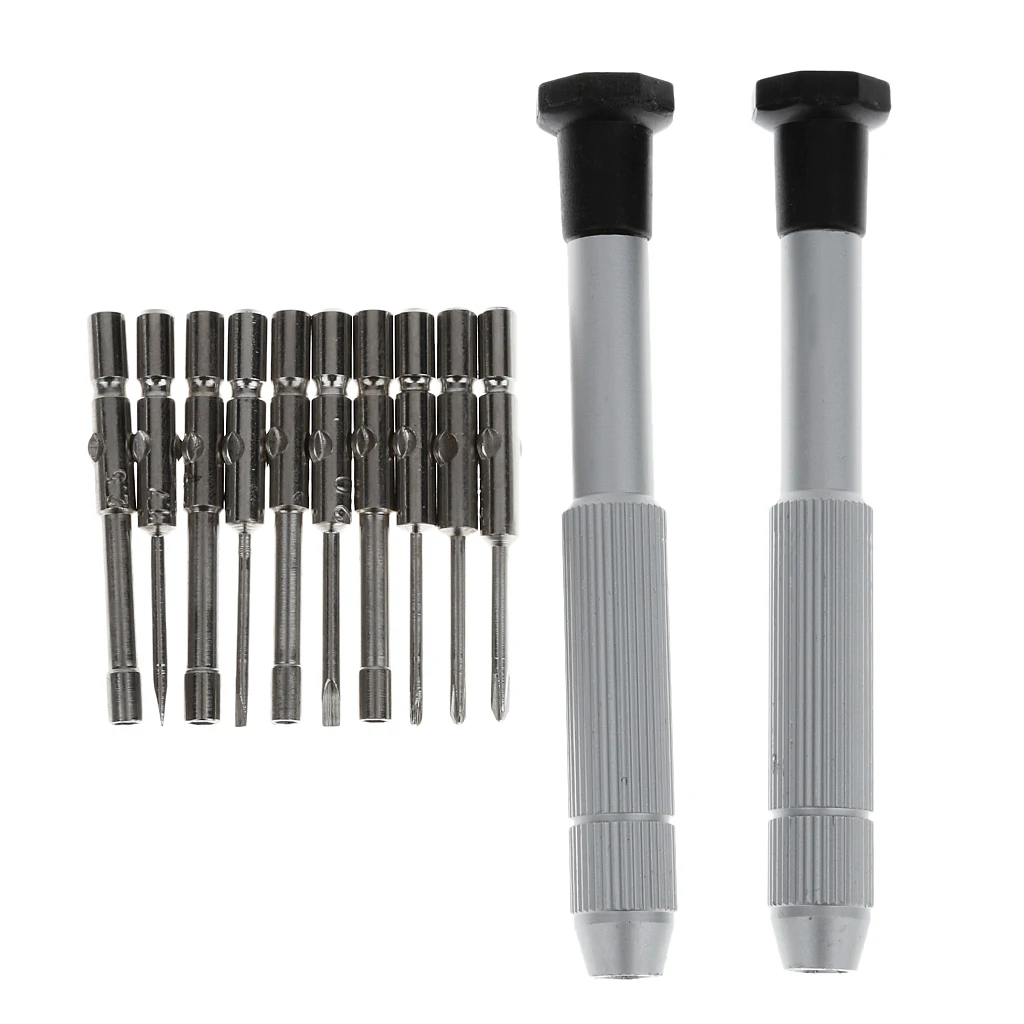 Kit d'outils de réparation d'accessoires pour lunettes avec tournevis en acier inoxydable 12-en-1 pour l'entretien des montres, des téléphones et des appareils de vision