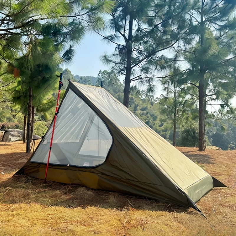 

Ultralight Airy Mesh Tent Camping Shelter Breathable Mosquito Net Waterproof Tent for Backpackers Hiking Travel Accessories