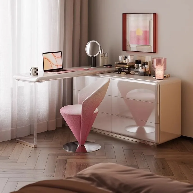 

Italian light luxury balcony casual high-end dressing table makeup