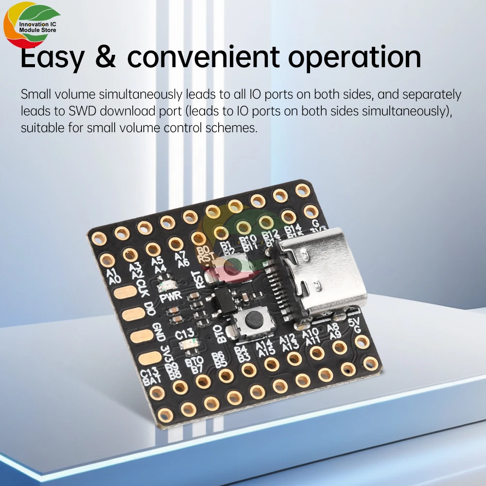 STM32F103C6T6A STM32F103C8T6 CH32V103C8T6 Mini Microcontroller Development Board Arm Architecture Minimum System Board Type-C