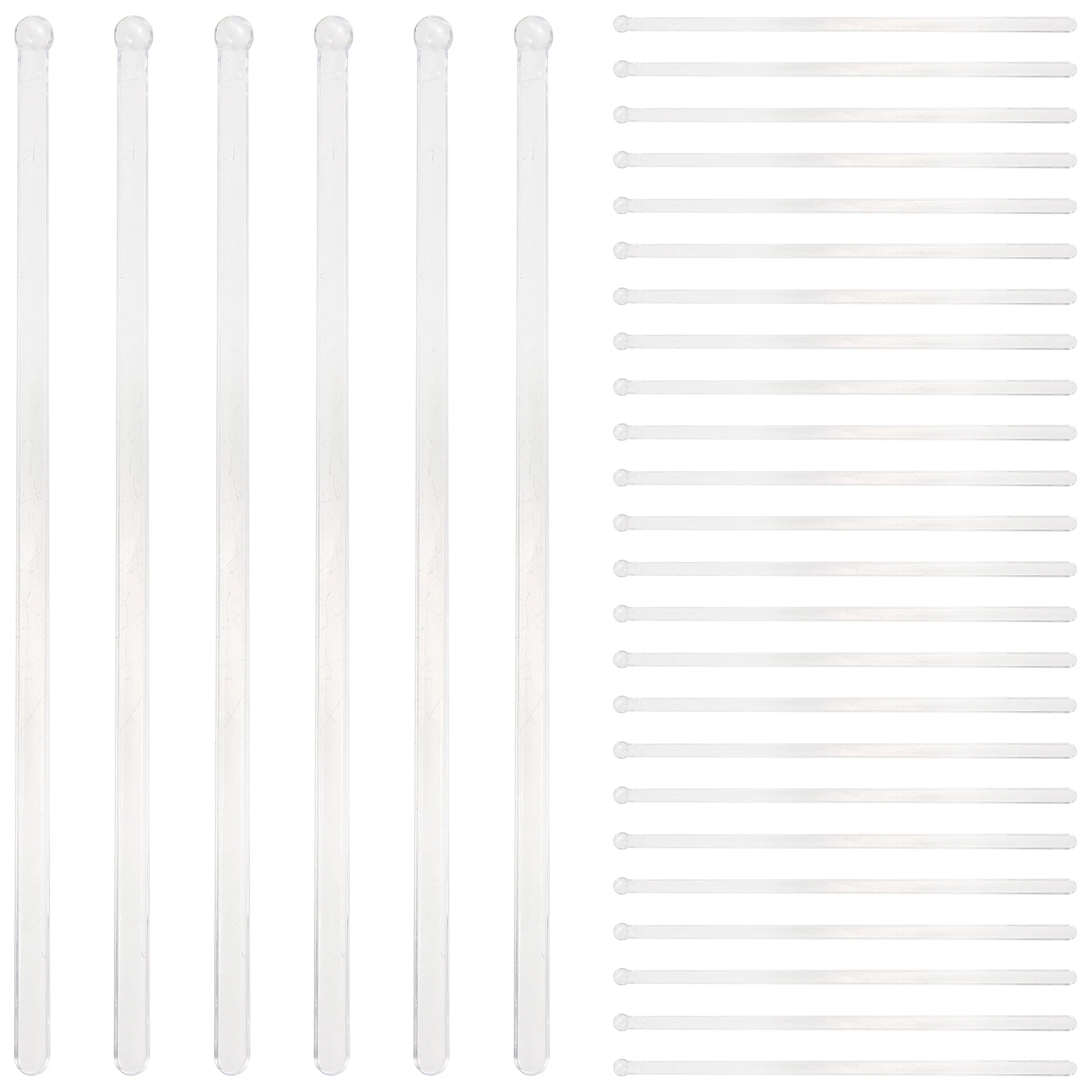 

Plastic Stirring Rods 100Pcs Cocktail Drink Coffee Cream Mixer Bar Supplies Swizzle Sticks Juice Beverage Tools