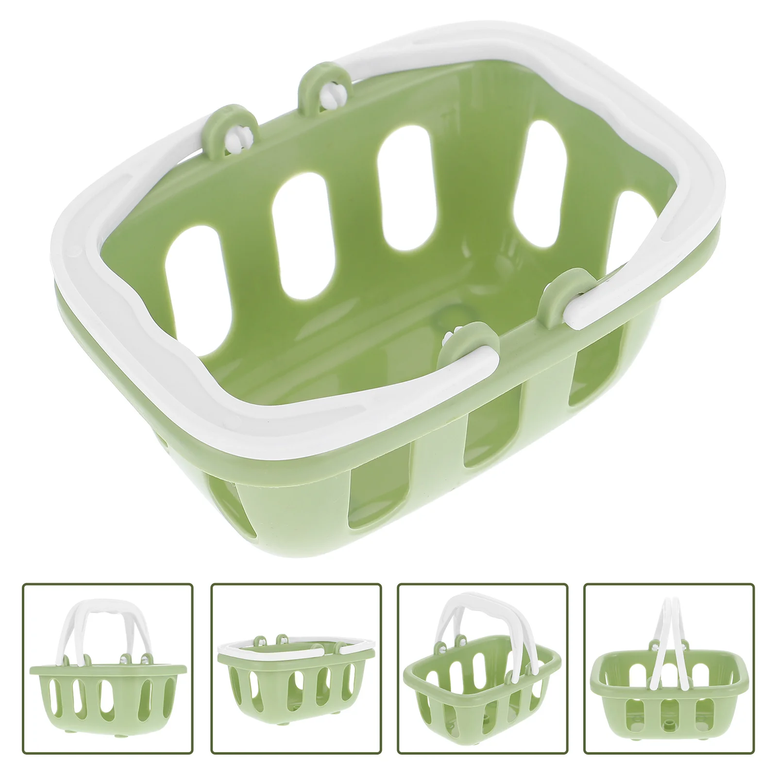 8 Pcs Mini Shopping Basket Small with Handle Kids Easter Eggs Toy Girls Toys Age 4-5 Grocery