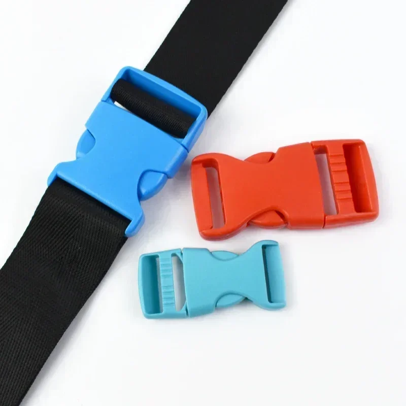 5Pcs 10-38mm Backpack Side Release Buckles for Bag Strap Closure Clasps Belt Loose Buckle Luggage Webbing Plastic Click Button