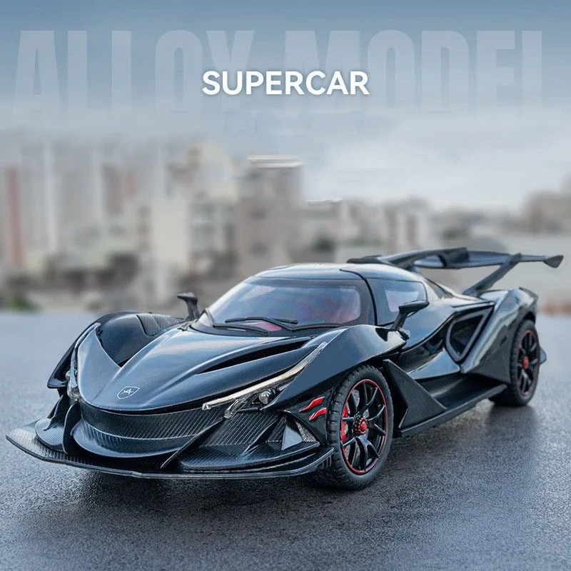 

CHE ZHI1:24IE alloy sports car model simulation Helios collection ornament car best birthday gift for kids and adult