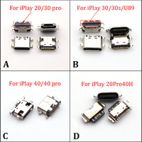 2pcs Type-C USB Jack Female Socket Charging Port Plug Dock Connector For Alldocube iPlay 20 20Pro 30 Pro 30S U89 40 40H