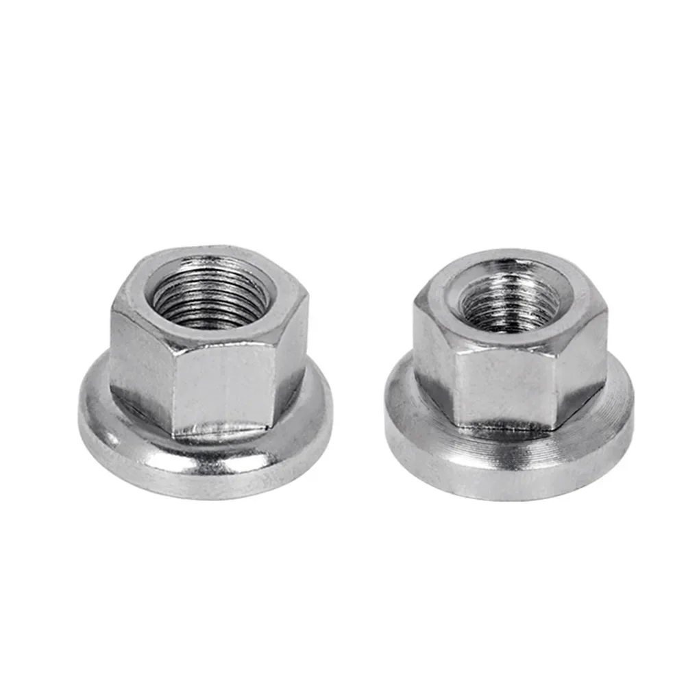 2Pcs Axle Track Nuts Anti-skid Bicycle Bike Cycle M9/M10 Stainless Steel Tool Wheel Practical Durable Hot Sale