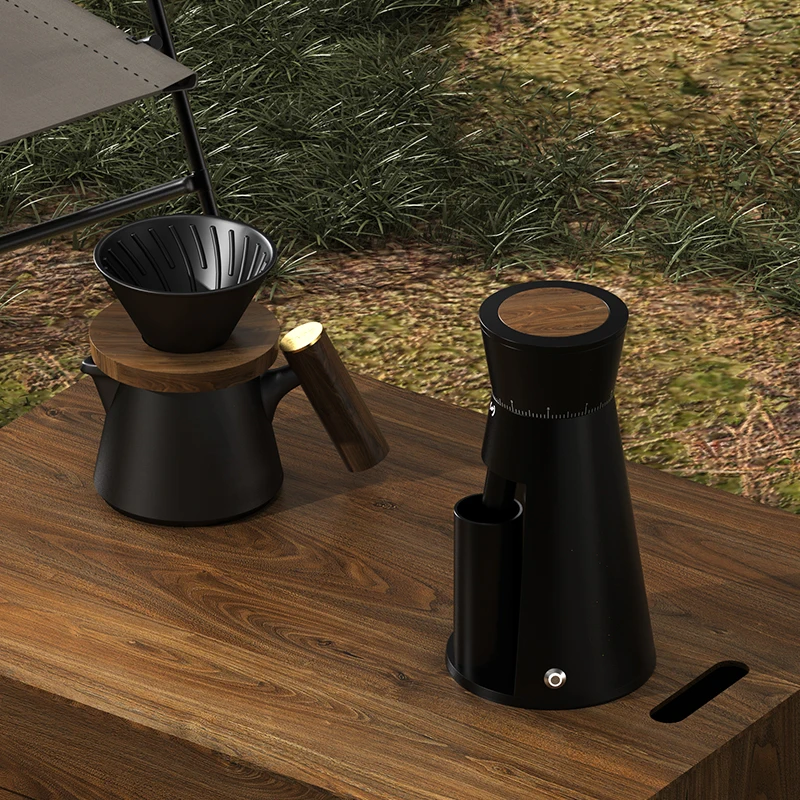 Luxury Pour Over Coffee Maker Gift Set Includes Manual Grinder And Kettle With Balloons-New Arrival Accessory