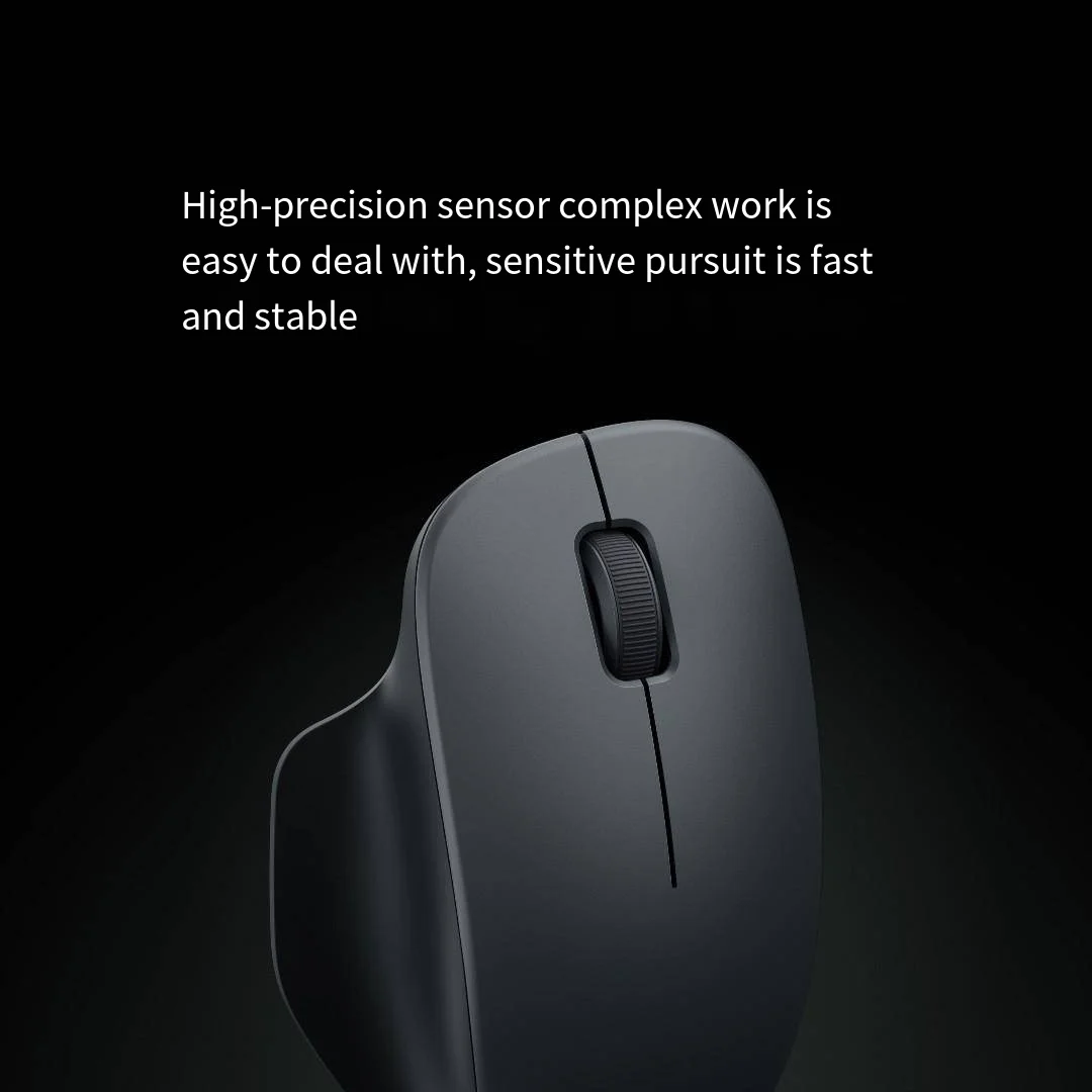 Xiaomi Mijia Wireless PC Laptop Mouse 2.4GHz Comfortable Version Fit Hand-shaped Control 1200DPI Matte Texture Surface For Game