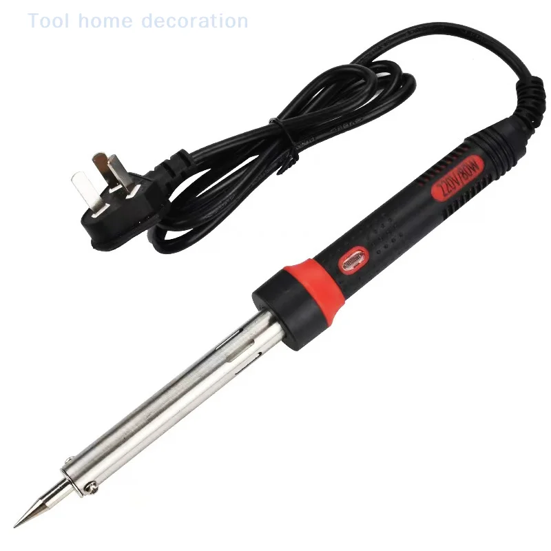 Electric Solder Iron High Power 220V External Heat Handtools Pen Type With Indicator Light 80-100W Safe