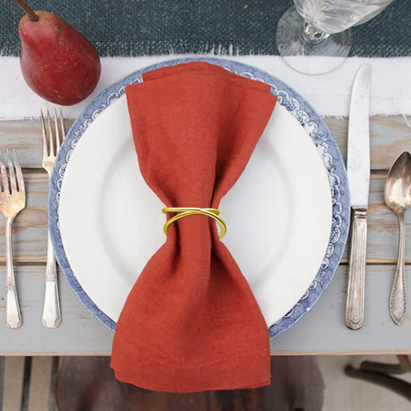 Napkin Rings Spiral Napkin Rings Holders Home Dining Table Setting,Napkin Rings Serviette Napkin Holder Ring For Decor