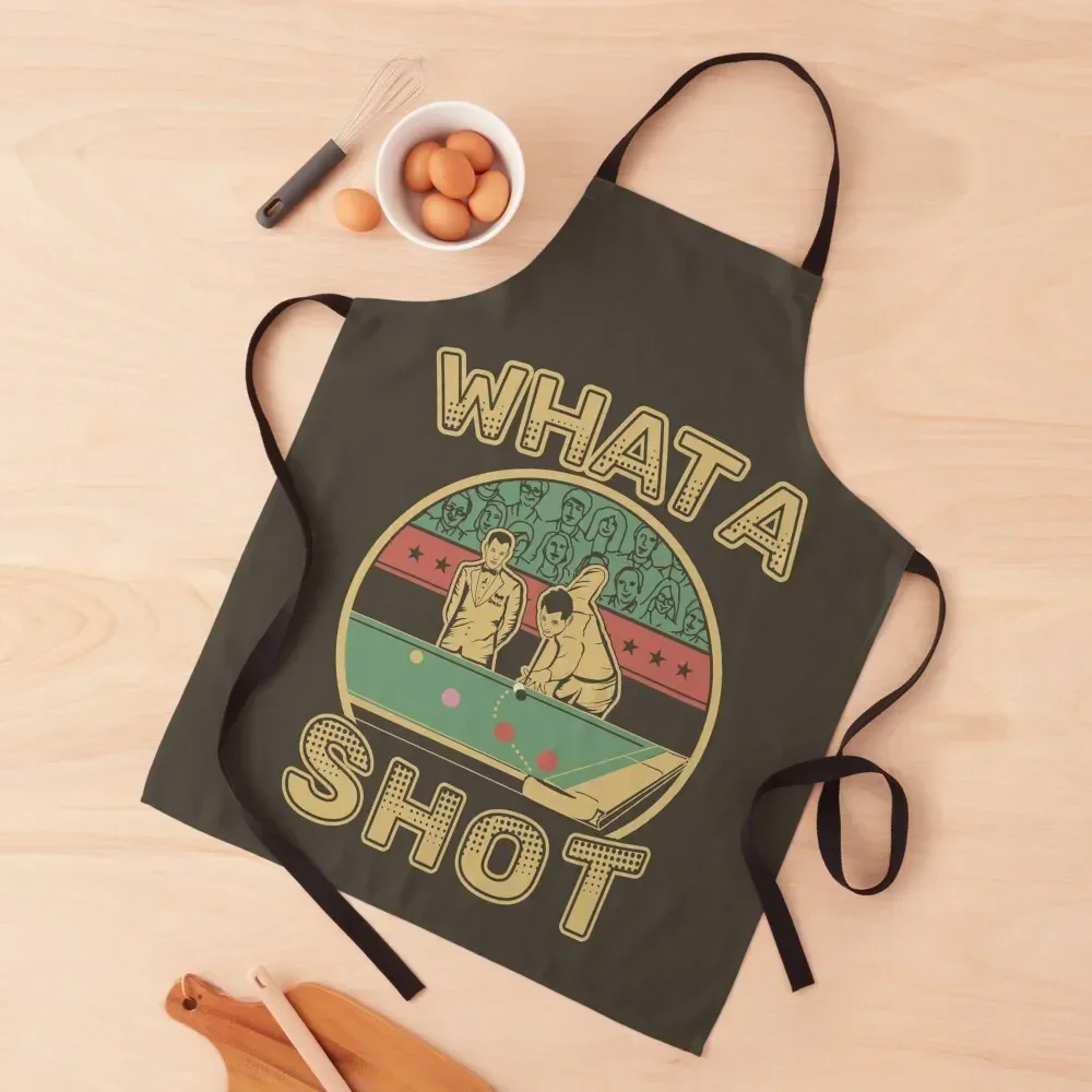 WHAT A SHOT - SNOOKER QUOTES Apron Teacher men Kitchen Apras For Women Apron