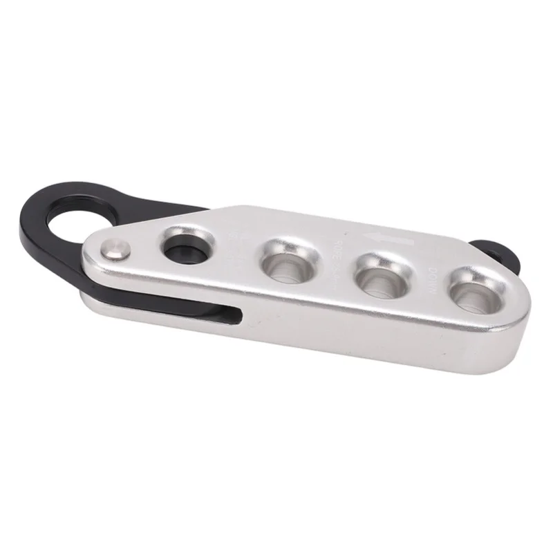 Climbing Stop Descender Aviation Aluminum Manual Control Ergonomic Rock Climbing Descender For Mountaineering Aloft Work