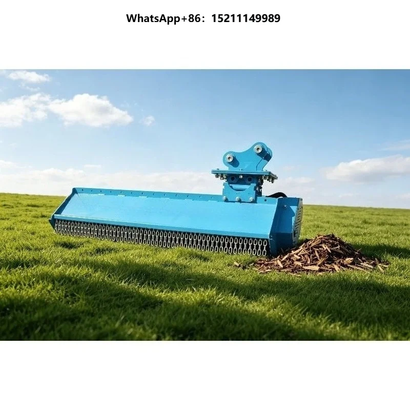All Models Small Excavator Fit Rotatable Hydraulic Grass  Mower Machine