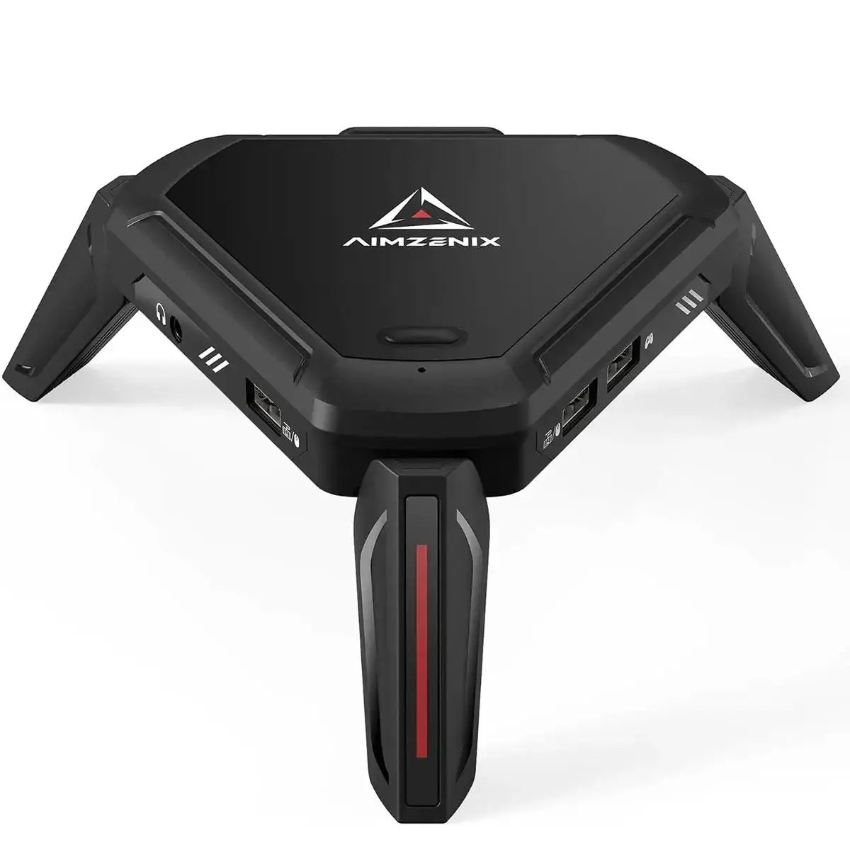AIMZENIX AX600 MONSTER Pro Toetsenbord & Muis Adapter voor PS5/PS4/Xbox Series X | S/Xbox One/Switch - Ondersteunt 3,5 mm headset en mobiel - afbeelding 2