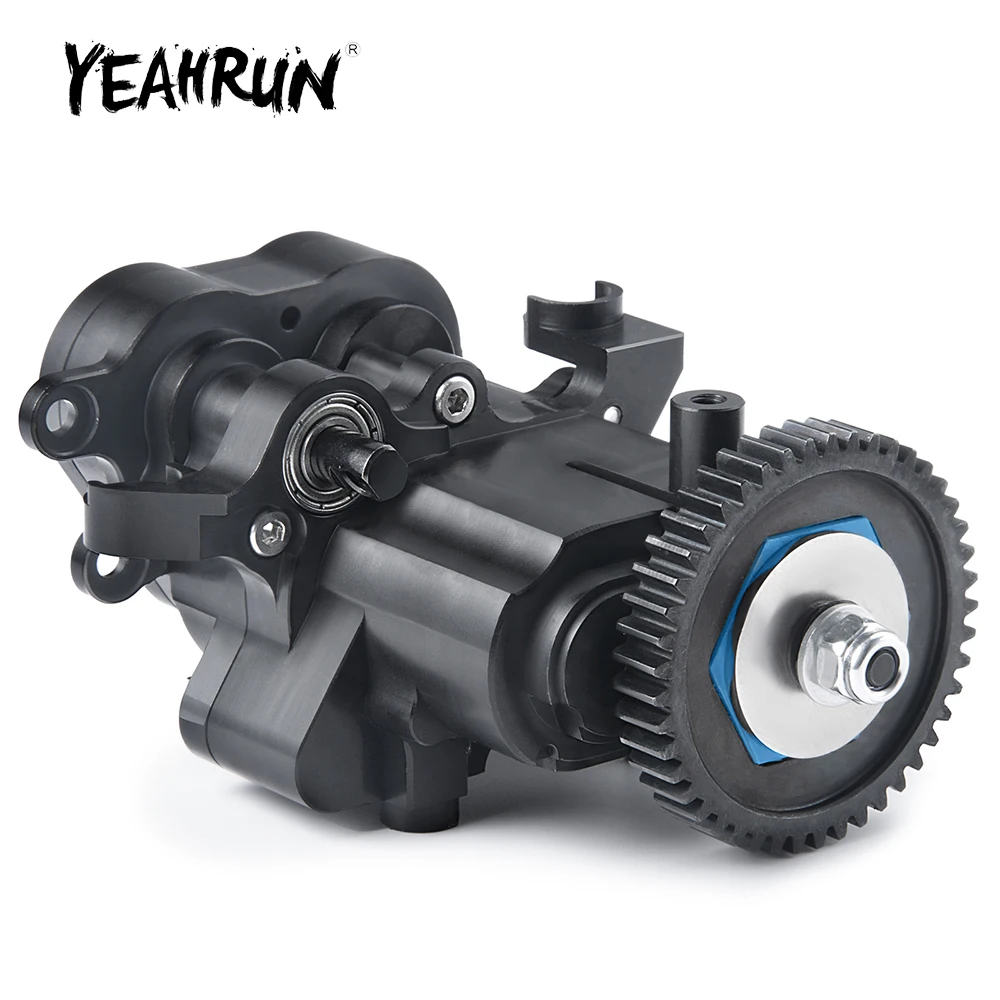 YEAHRUN Metal Center Transmission Case Gearbox for TRX-4 TRX4 TRX-6 1/10 RC Crawler Car Upgrade Parts Accessories