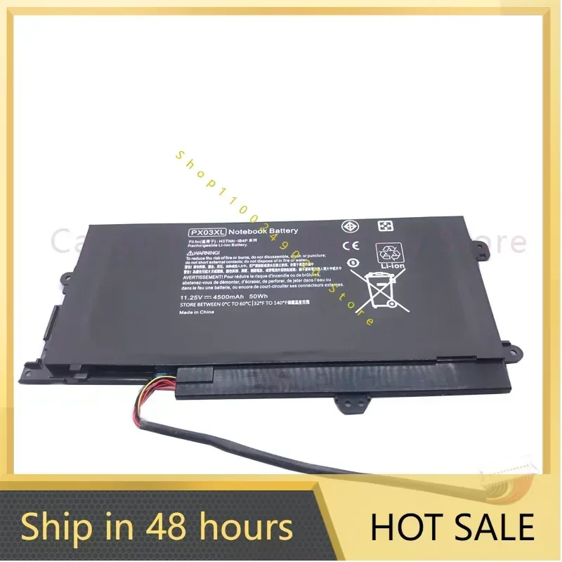 2024 New PX03XL  Battery For HP Envy 14-k000 Touchsmart M6-K TPN-C109 C110 11.25V 50WH Laptop battery