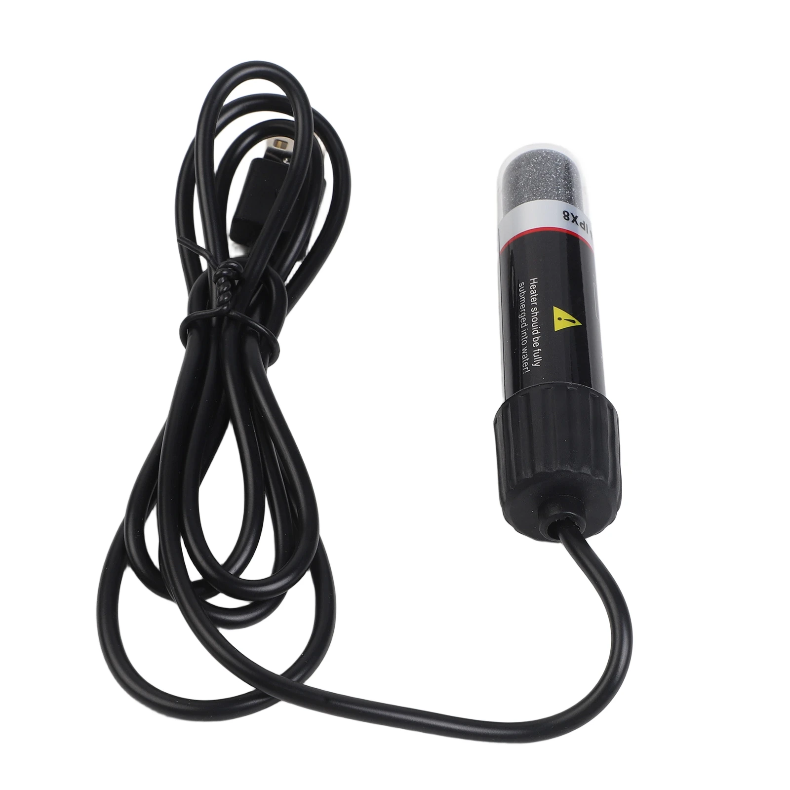 Fish Tank Heating Rod 8 5cm Length with Quartz Glass Intelligent Temperature Control and USB Power Compatibility