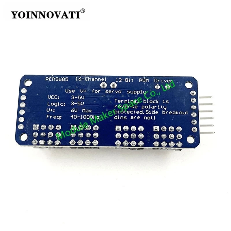 1pcs 16 Channel 12-bit PWM/Servo Driver I2C Interface Control Board for Raspberry Pi/Arduino - PCA9685 Motor Controller