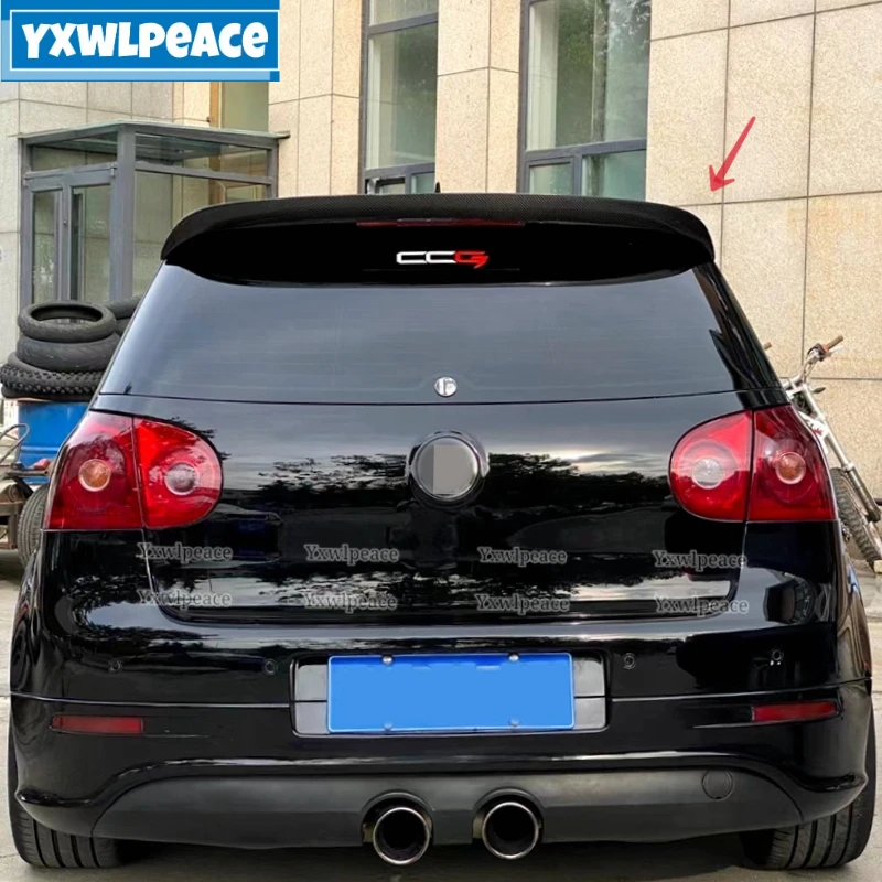 

Carbon Fiber Rear Roof Spoiler for Volkswagen VW Golf 5 V MK5 R32 GTI 2006 2007 2008 2009 Car Rear Trunk Lip Wing