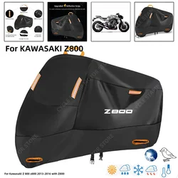 Waterproof Motorcycle Cover For Kawasaki Z 800 z800 Outdoor Protection Against Rain Dust Debris Weather 210D Oxford cloth