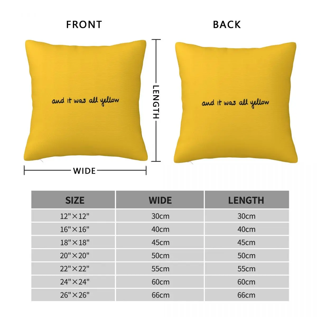 Coldplay And It Was All Yellow Square Pillowcase Polyester Linen Velvet Printed Zip Decorative Car Cushion Cover 45x45