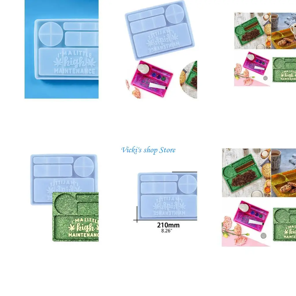 

Смоляные формы для смолы и смолы, роликовая форма для подноса, большая силиконовая форма для подноса для DIY, держатель для для