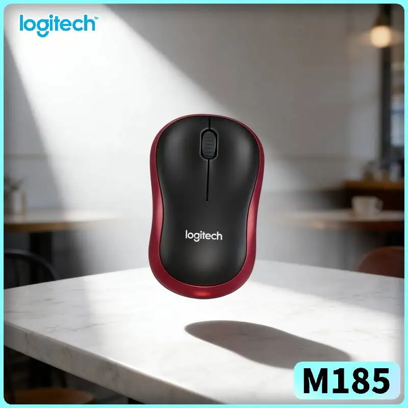 Logitech M185 Use-Hybrid Mouse 1000 DPI Precise Control Auto-Sleep Energy-Saving 1 AA Battery 12-Month Life Tool