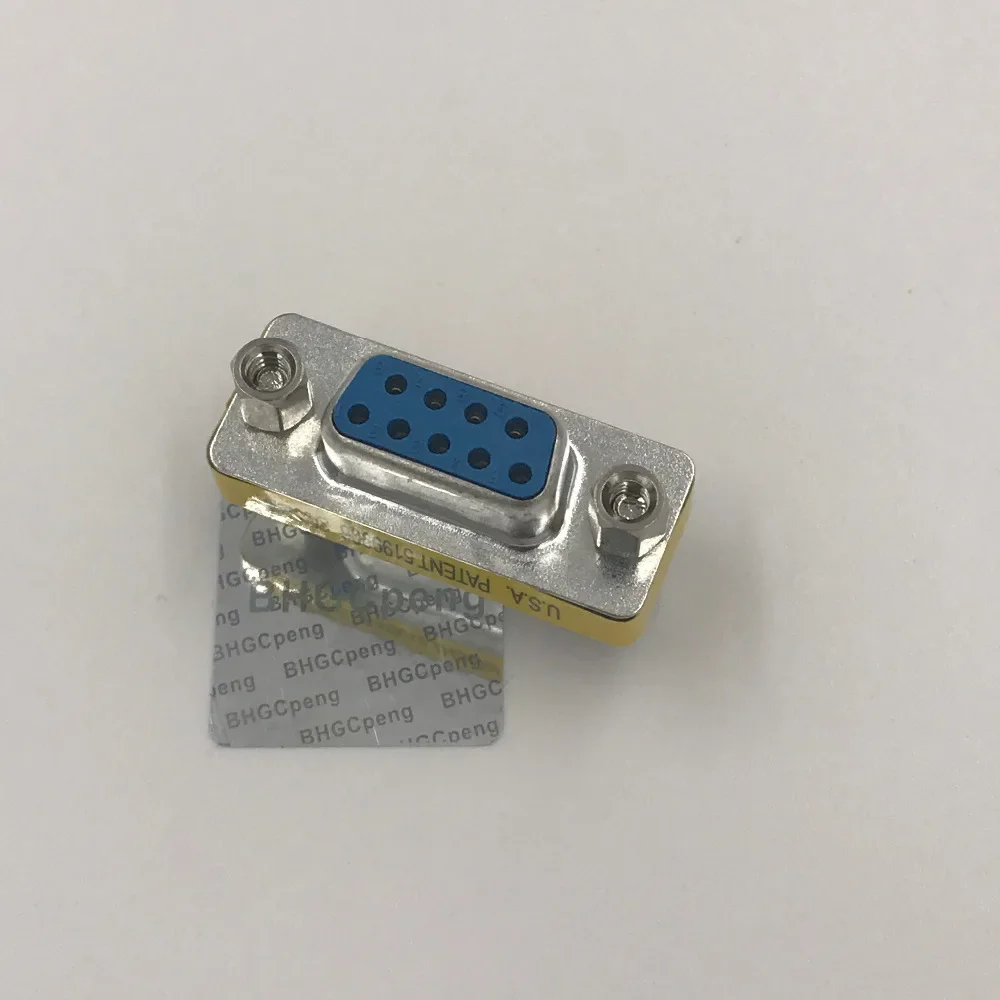 2 Pieces 9pin to 9pin DB9 Connector RS232 Female to Female Adapter Mini Gender Changer Fine workmanship