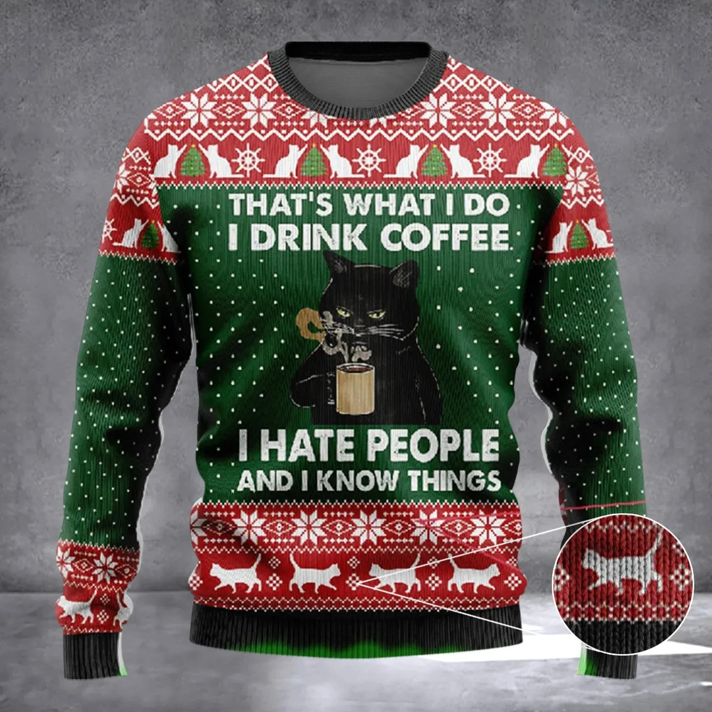 

2025 забавные животные, графический уродливый рождественский свитер, кот, енот, толстовки для одежды, рождественские подарки, пуловеры, топы, джемперы унисекс