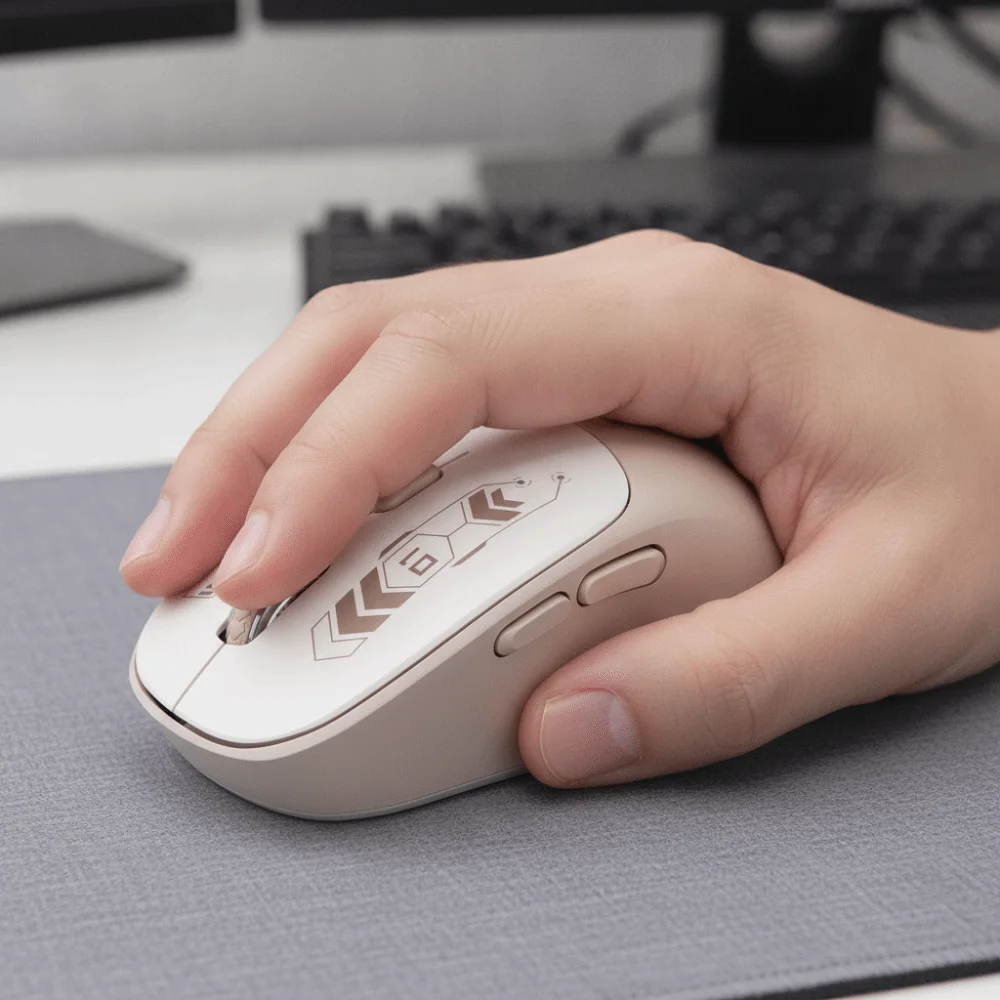 Dual Mode Wireless Gaming Mouse Rechargeable Quiet Click Bluetooth Mouse Ultra Long Battery Type-C 2.4G Wireless Mouse Computer