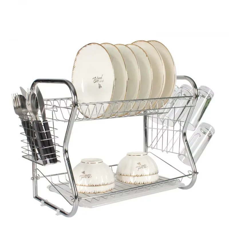 Pipe drainage bowl rack Kitchen tableware storage rack