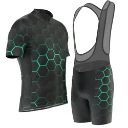 Radioactive Team Cycling Jersey Set for Men Road Bike Equipment Men's Cycling Shirt Downhill Clothing Quick Dry Clothes Aerobic