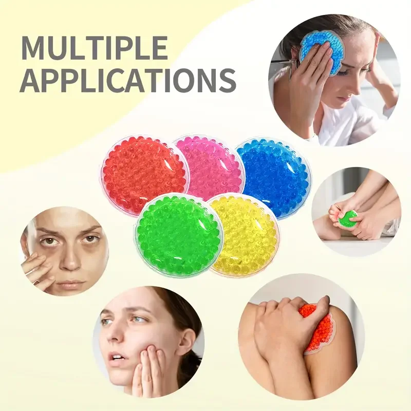 2 قطعة قابلة لإعادة الاستخدام الوجه الشفاه العين الجليد حزمة الباردة والساخنة ضغط للإصابات لتخفيف الآلام هلام الخرز لأدوات العناية بالبشرة اليومية