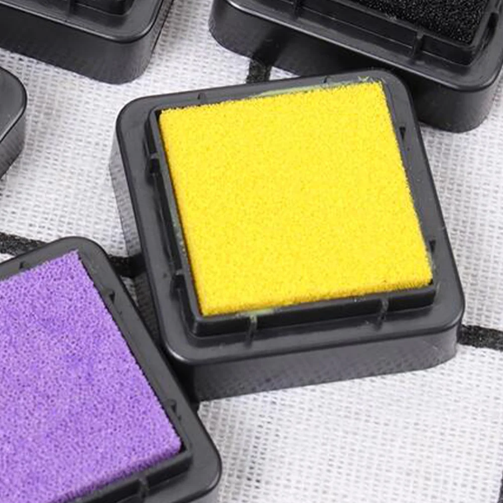 Set di tamponi di inchiostro per bambini da 5 pezzi, tamponi colorati a base d'acqua, facile da pulire, pittura con le dita, artigianato per bambini, attività d'arte, parete fai da te