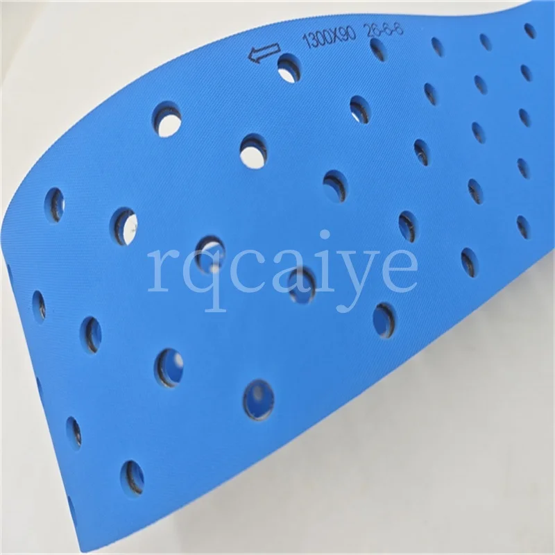 Folding Cartons Mechanical Rubber Folder Gluer Belt 1300*90mm