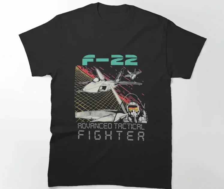 

F-22 Advanced Tactical Fighter Jet Men T-Shirt Short Sleeve Casual 100% Cotton O-Neck Shirt