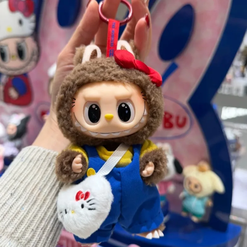 

POP MART LABUBU THE MONSTERS SANRIO Series Hidden HELLO KITTY Blind Box Plush — идеальный подарок на День святого Валентина для девушки и жены