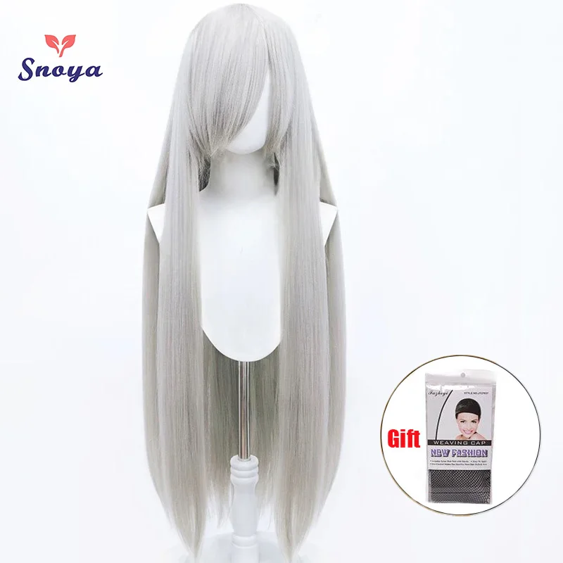 Snoya 100cm Synthetische Flauschige Corn Perm Cosplay Perücke Rosa Rot Blau Lila Anime Party Lange Perücke für Frauen