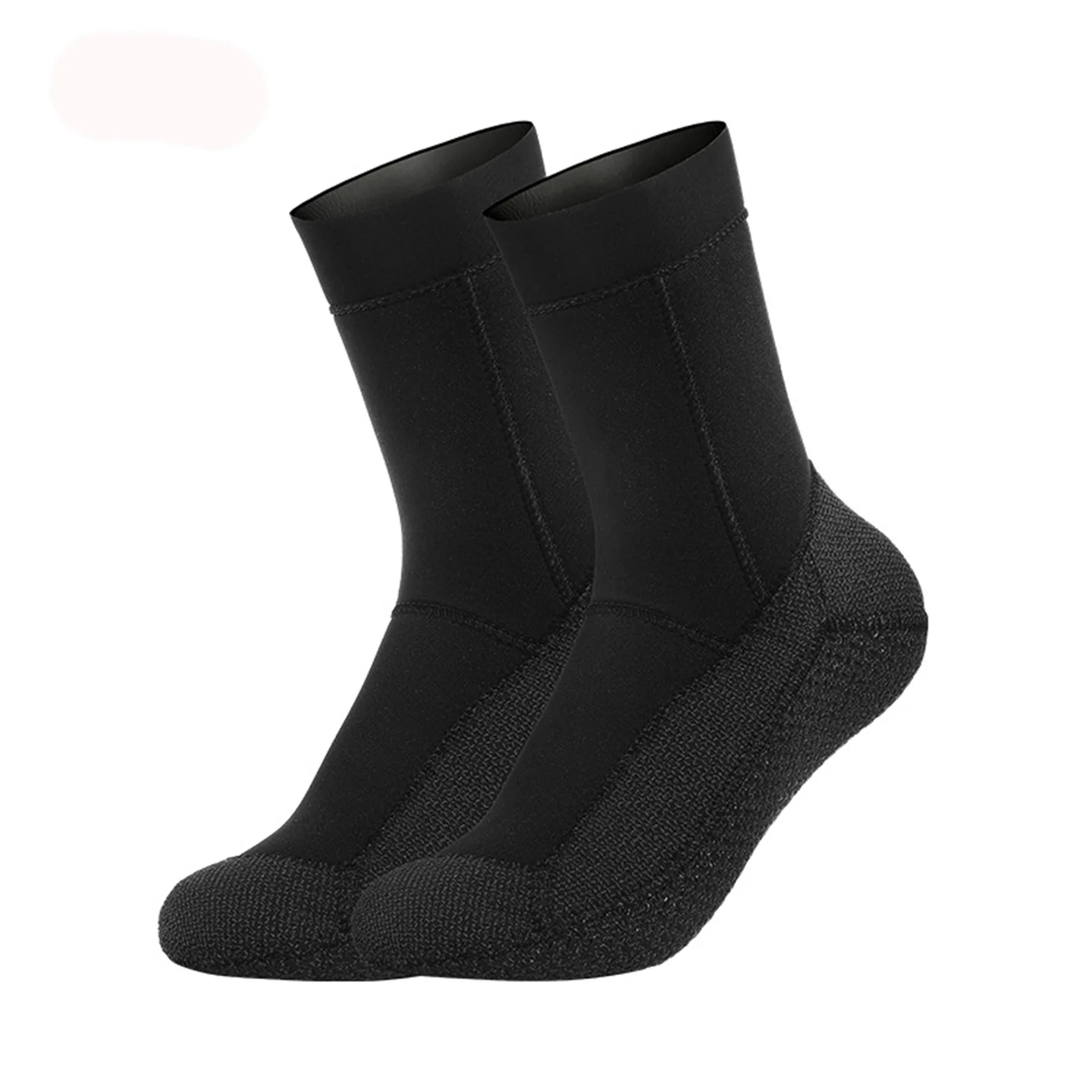 Winter Men Women 5mm CR Elastic Kevlar Neoprene Thermal Diving Socks Snorkeling Swimming Non-slip Wear-resistant Sandbeach Socks