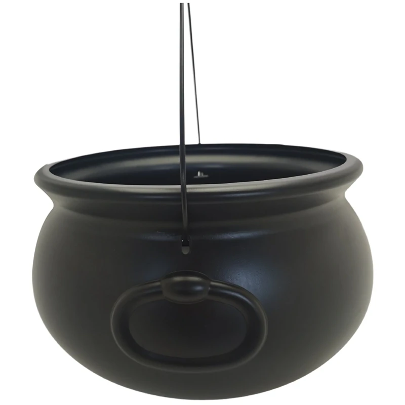 

Halloween Cauldron, Plastic Witch Cauldron Kettle, Halloween Pot Candy Holder For St. Patrick's Day Partys Favors