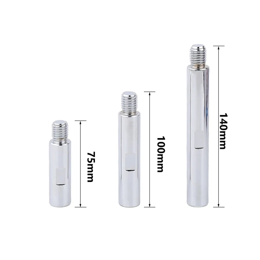 M14 Thread Adapter Angle Grinder Extension Rod 80mm Angle Grinder Extension Connecting Rod For Polishing Pad Grinding Connection