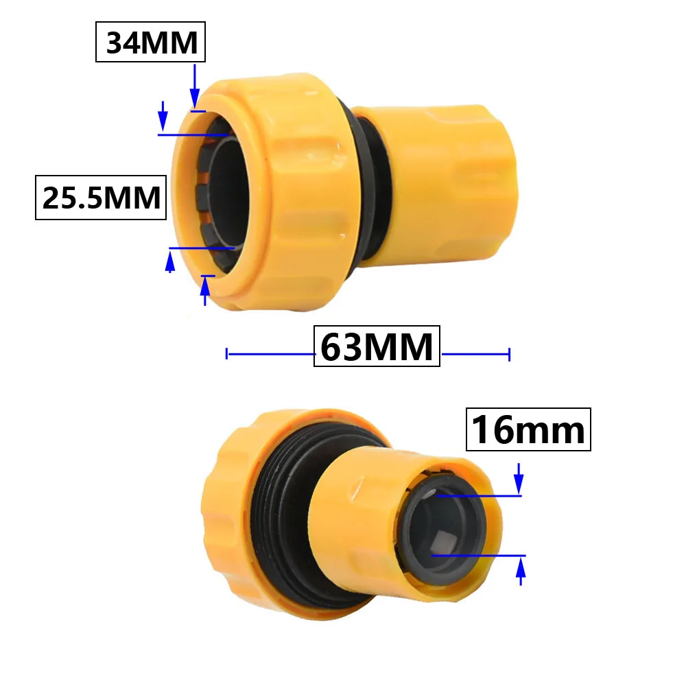 

1inch Hose Waterstop Quick Connector Irrigation Sprayer Water Stop Connector Garden Tap Nipple Watering Pipe Coupler 25/30MM